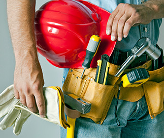 Man with tool belt